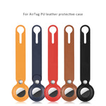 Custodia portachiavi in pelle PU per AirTag Apple