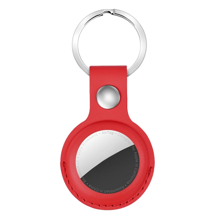Portachiavi custodia in pelle PU per AirTag Apple