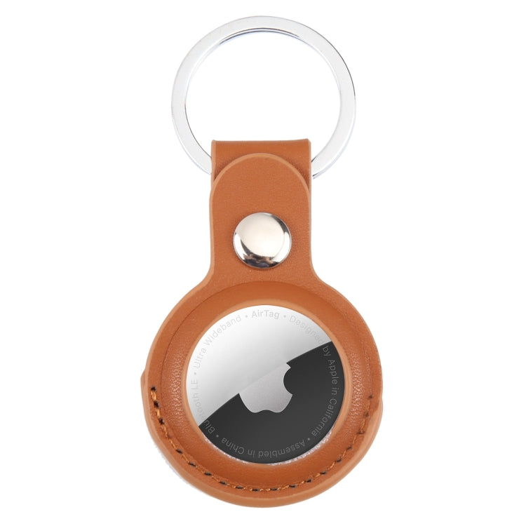 Portachiavi custodia in pelle PU per AirTag Apple