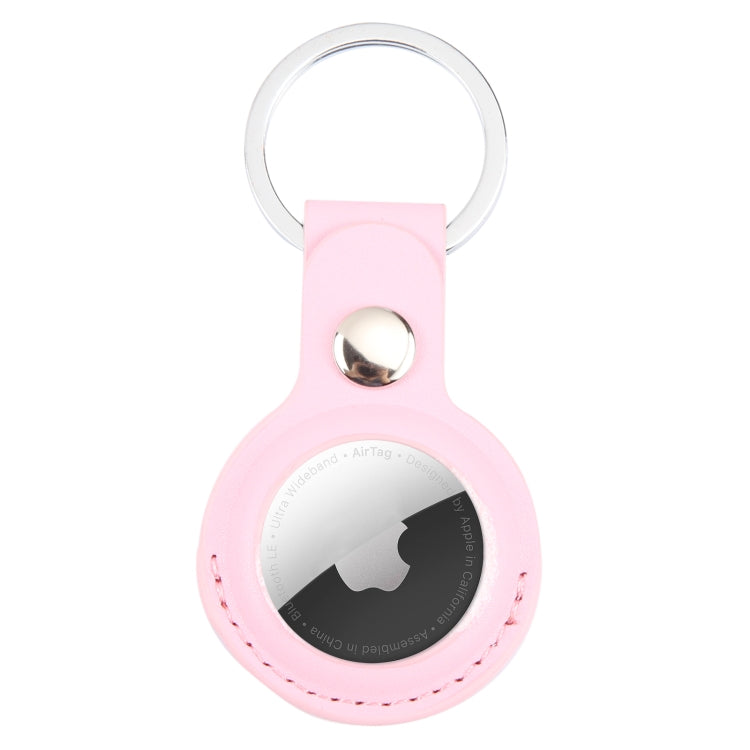 Portachiavi custodia in pelle PU per AirTag Apple