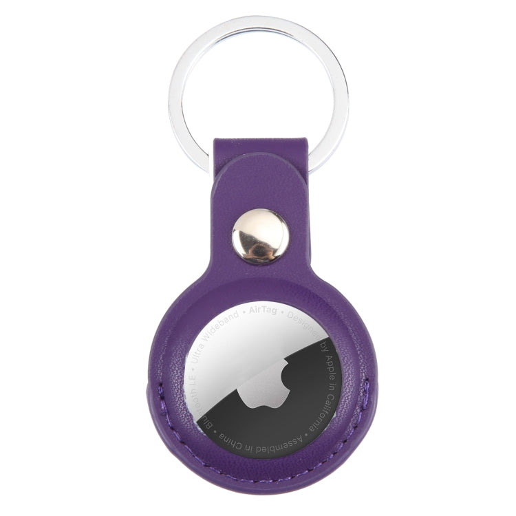 Portachiavi custodia in pelle PU per AirTag Apple