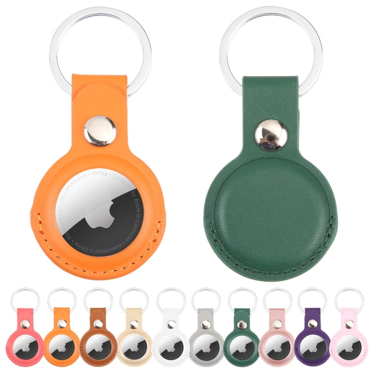 Portachiavi custodia in pelle PU per AirTag Apple