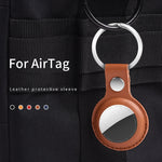 Portachiavi custodia in pelle PU per AirTag Apple