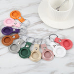 Portachiavi custodia in pelle PU per AirTag Apple