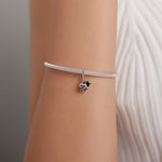 Accessori per collana braccialetto fai-da-te con ciondolo coccinella in argento sterling S925, Ladybug Pendant