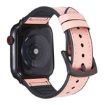 Cinturini di ricambio in pelle Crazy Horse Texture per Apple Watch Series, 7 45mm / 6 & SE & 5 & 4 44mm / 3 & 2 & 1 42mm, 7 41mm / 6 & SE & 5 & 4 40mm / 3 & 2 & 1 38mm