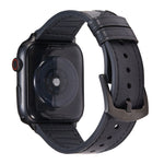 Cinturini di ricambio in pelle Crazy Horse Texture per Apple Watch Series, 7 45mm / 6 & SE & 5 & 4 44mm / 3 & 2 & 1 42mm, 7 41mm / 6 & SE & 5 & 4 40mm / 3 & 2 & 1 38mm