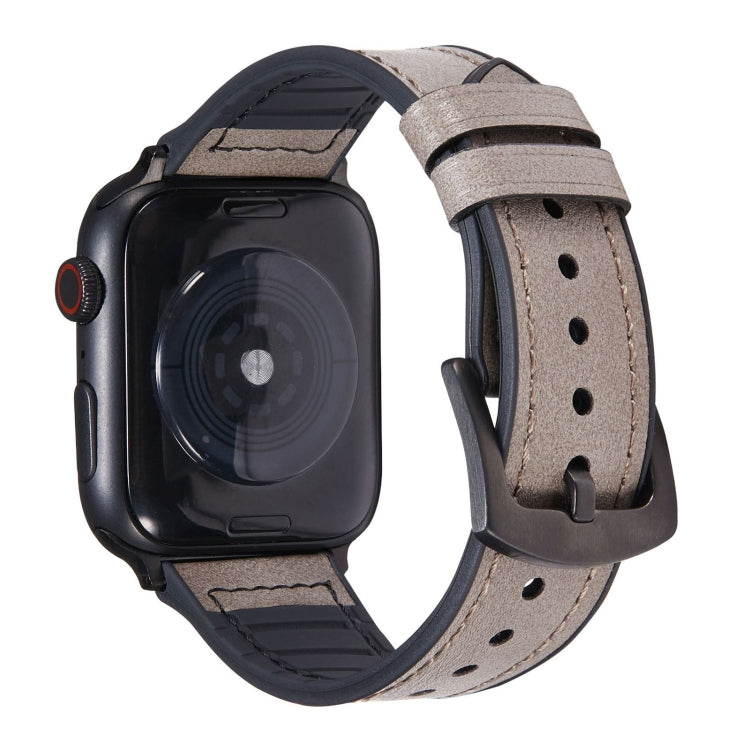 Cinturini di ricambio in pelle Crazy Horse Texture per Apple Watch Series, 7 45mm / 6 & SE & 5 & 4 44mm / 3 & 2 & 1 42mm, 7 41mm / 6 & SE & 5 & 4 40mm / 3 & 2 & 1 38mm