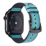 Cinturini di ricambio in pelle Crazy Horse Texture per Apple Watch Series, 7 45mm / 6 & SE & 5 & 4 44mm / 3 & 2 & 1 42mm, 7 41mm / 6 & SE & 5 & 4 40mm / 3 & 2 & 1 38mm