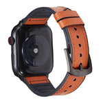 Cinturini di ricambio in pelle Crazy Horse Texture per Apple Watch Series, 7 45mm / 6 & SE & 5 & 4 44mm / 3 & 2 & 1 42mm, 7 41mm / 6 & SE & 5 & 4 40mm / 3 & 2 & 1 38mm