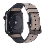 Cinturini di ricambio in pelle Crazy Horse Texture per Apple Watch Series, 7 45mm / 6 & SE & 5 & 4 44mm / 3 & 2 & 1 42mm, 7 41mm / 6 & SE & 5 & 4 40mm / 3 & 2 & 1 38mm