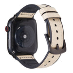 Cinturini di ricambio in pelle Crazy Horse Texture per Apple Watch Series, 7 45mm / 6 & SE & 5 & 4 44mm / 3 & 2 & 1 42mm, 7 41mm / 6 & SE & 5 & 4 40mm / 3 & 2 & 1 38mm