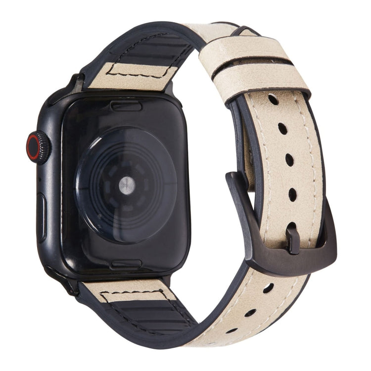 Cinturini di ricambio in pelle Crazy Horse Texture per Apple Watch Series, 7 45mm / 6 & SE & 5 & 4 44mm / 3 & 2 & 1 42mm, 7 41mm / 6 & SE & 5 & 4 40mm / 3 & 2 & 1 38mm