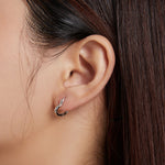 Orecchini delle donne della vite prigioniera dell'orecchio della cavità a forma di cuore dell'argento sterlina S925, Heart-shaped Hollow(Silver), Heart-shaped Hollow(Gold)