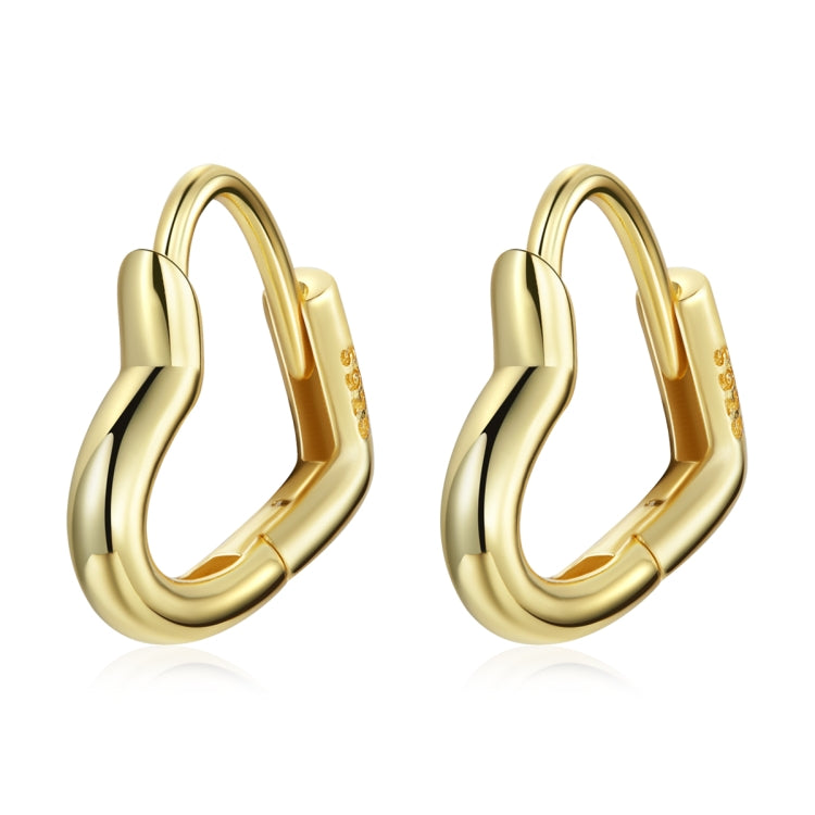 Orecchini delle donne della vite prigioniera dell'orecchio della cavità a forma di cuore dell'argento sterlina S925, Heart-shaped Hollow(Silver), Heart-shaped Hollow(Gold)