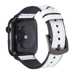 Cinturini di ricambio in pelle con texture di struzzo per la serie Apple Watch, 7 45mm / 6 & SE & 5 & 4 44mm / 3 & 2 & 1 42mm, 7 41mm / 6 & SE & 5 & 4 40mm / 3 & 2 & 1 38mm