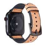 Cinturini di ricambio in pelle con texture di struzzo per la serie Apple Watch, 7 45mm / 6 & SE & 5 & 4 44mm / 3 & 2 & 1 42mm, 7 41mm / 6 & SE & 5 & 4 40mm / 3 & 2 & 1 38mm
