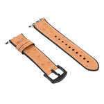 Cinturini di ricambio in pelle con texture di struzzo per la serie Apple Watch, 7 45mm / 6 & SE & 5 & 4 44mm / 3 & 2 & 1 42mm, 7 41mm / 6 & SE & 5 & 4 40mm / 3 & 2 & 1 38mm