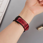 Cinturini di ricambio in pelle con texture di struzzo per la serie Apple Watch, 7 45mm / 6 & SE & 5 & 4 44mm / 3 & 2 & 1 42mm, 7 41mm / 6 & SE & 5 & 4 40mm / 3 & 2 & 1 38mm