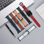 Cinturini di ricambio in pelle con texture di struzzo per la serie Apple Watch, 7 45mm / 6 & SE & 5 & 4 44mm / 3 & 2 & 1 42mm, 7 41mm / 6 & SE & 5 & 4 40mm / 3 & 2 & 1 38mm