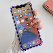Custodia posteriore protettiva anticaduta in TPU con slot per schede, For iPhone 8 Plus / 7 Plus, For iPhone SE 2022 / SE 2020 / 8 / 7, For iPhone XS / X, For iPhone XR, For iPhone XS Max