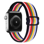 Cinturino di ricambio in nylon con fibbia a forma di 8, For Apple Watch Series  7  45mm / & 6 & SE & 5 & 4 44mm