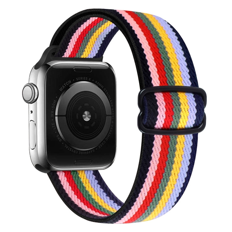 Cinturino di ricambio in nylon con fibbia a forma di 8, For Apple Watch Series  7  45mm / & 6 & SE & 5 & 4 44mm