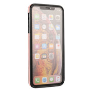 Custodia protettiva antiurto ultrasottile con supporto e funzione magnetica in metallo, For iPhone XR, For Samsung Galaxy S10e, For Samsung Galaxy S20, For Samsung Galaxy A30