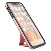 Custodia protettiva antiurto ultrasottile con supporto e funzione magnetica in metallo, For iPhone XR, For Samsung Galaxy S10e, For Samsung Galaxy S20, For Samsung Galaxy A30