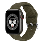 Cinturini di ricambio in silicone intrecciato con fibbia per Apple Watch Series, 7 45mm / 6 & SE & 5 & 4 44mm / 3 & 2 & 1 42mm, 7 41mm / 6 & SE & 5 & 4 40mm / 3 & 2 & 1 38mm
