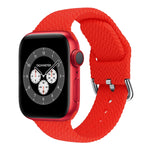 Cinturini di ricambio in silicone intrecciato con fibbia per Apple Watch Series, 7 45mm / 6 & SE & 5 & 4 44mm / 3 & 2 & 1 42mm, 7 41mm / 6 & SE & 5 & 4 40mm / 3 & 2 & 1 38mm