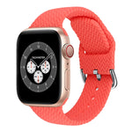 Cinturini di ricambio in silicone intrecciato con fibbia per Apple Watch Series, 7 45mm / 6 & SE & 5 & 4 44mm / 3 & 2 & 1 42mm, 7 41mm / 6 & SE & 5 & 4 40mm / 3 & 2 & 1 38mm