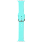 Cinturini di ricambio in silicone intrecciato con fibbia per Apple Watch Series, 7 45mm / 6 & SE & 5 & 4 44mm / 3 & 2 & 1 42mm, 7 41mm / 6 & SE & 5 & 4 40mm / 3 & 2 & 1 38mm