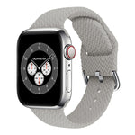 Cinturini di ricambio in silicone intrecciato con fibbia per Apple Watch Series, 7 45mm / 6 & SE & 5 & 4 44mm / 3 & 2 & 1 42mm, 7 41mm / 6 & SE & 5 & 4 40mm / 3 & 2 & 1 38mm