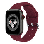 Cinturini di ricambio in silicone intrecciato con fibbia per Apple Watch Series, 7 45mm / 6 & SE & 5 & 4 44mm / 3 & 2 & 1 42mm, 7 41mm / 6 & SE & 5 & 4 40mm / 3 & 2 & 1 38mm