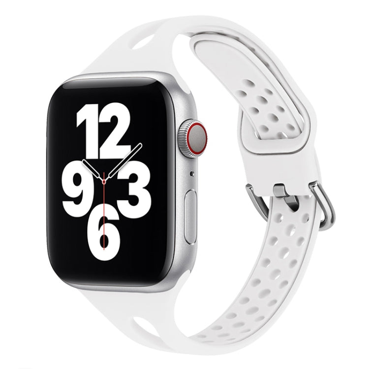 Cinturini di ricambio in silicone per Apple Watch Series, 7 45mm / 6 & SE & 5 & 4 44mm / 3 & 2 & 1 42mm, 7 41mm / 6 & SE & 5 & 4 40mm / 3 & 2 & 1 38mm