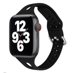Cinturini di ricambio in silicone per Apple Watch Series, 7 45mm / 6 & SE & 5 & 4 44mm / 3 & 2 & 1 42mm, 7 41mm / 6 & SE & 5 & 4 40mm / 3 & 2 & 1 38mm