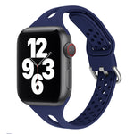 Cinturini di ricambio in silicone per Apple Watch Series, 7 45mm / 6 & SE & 5 & 4 44mm / 3 & 2 & 1 42mm, 7 41mm / 6 & SE & 5 & 4 40mm / 3 & 2 & 1 38mm