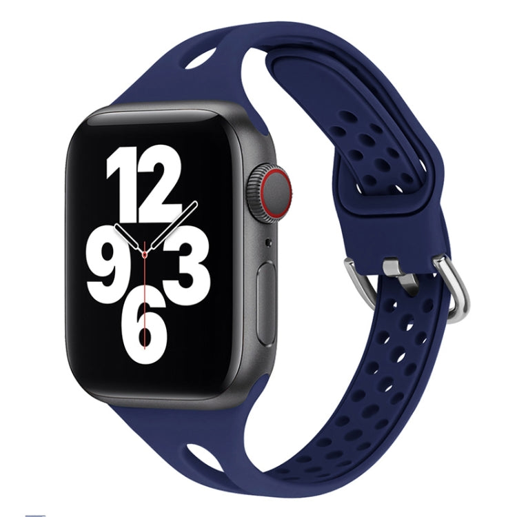 Cinturini di ricambio in silicone per Apple Watch Series, 7 45mm / 6 & SE & 5 & 4 44mm / 3 & 2 & 1 42mm, 7 41mm / 6 & SE & 5 & 4 40mm / 3 & 2 & 1 38mm