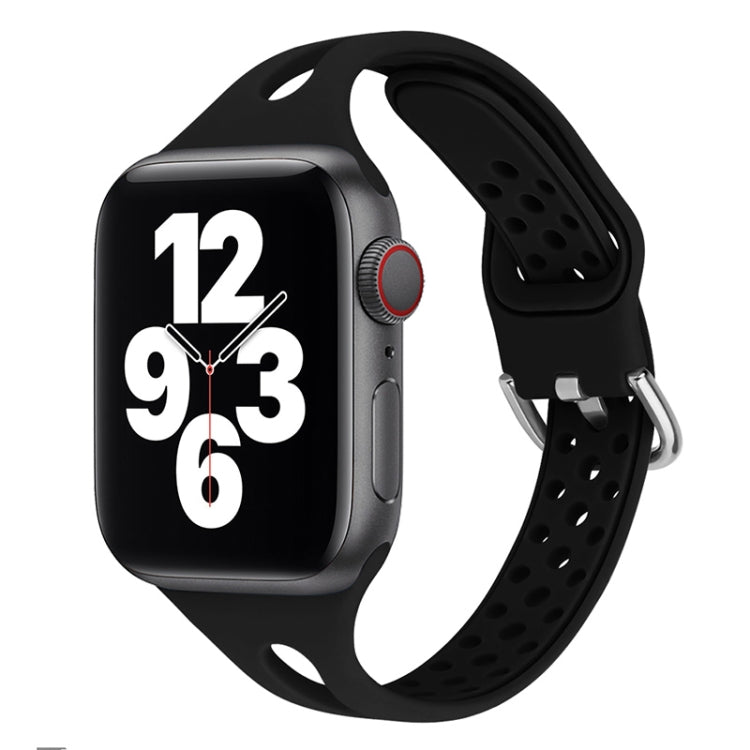 Cinturini di ricambio in silicone per Apple Watch Series, 7 45mm / 6 & SE & 5 & 4 44mm / 3 & 2 & 1 42mm, 7 41mm / 6 & SE & 5 & 4 40mm / 3 & 2 & 1 38mm