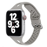 Cinturini di ricambio in silicone per Apple Watch Series, 7 45mm / 6 & SE & 5 & 4 44mm / 3 & 2 & 1 42mm, 7 41mm / 6 & SE & 5 & 4 40mm / 3 & 2 & 1 38mm