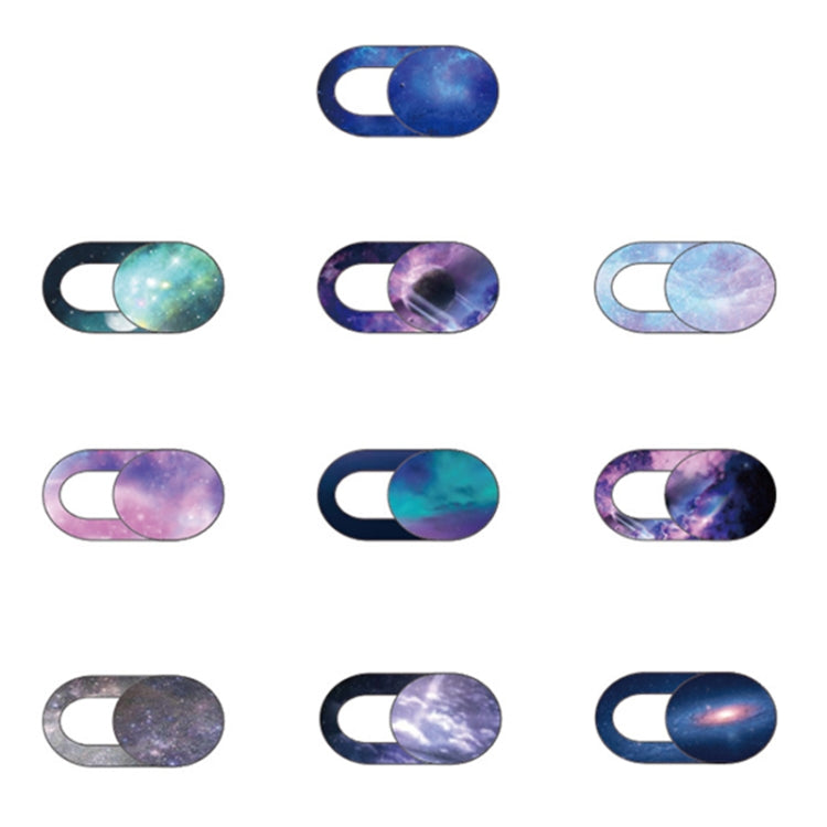 8 PCS Copertura per fotocamera con copertura per webcam dal design ovale universale per desktop, laptop, tablet, telefoni, colore casuale