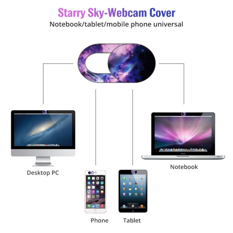 8 PCS Copertura per fotocamera con copertura per webcam dal design ovale universale per desktop, laptop, tablet, telefoni, colore casuale