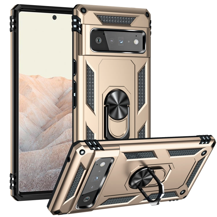 Custodia protettiva antiurto in TPU + PC con supporto girevole a 360 gradi, For Google Pixel 5a 5G, For Google Pixel 6 Pro, For Google Pixel 6
