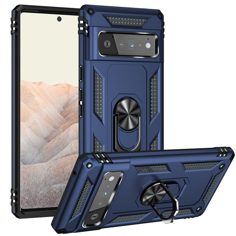 Custodia protettiva antiurto in TPU + PC con supporto girevole a 360 gradi, For Google Pixel 5a 5G, For Google Pixel 6 Pro, For Google Pixel 6