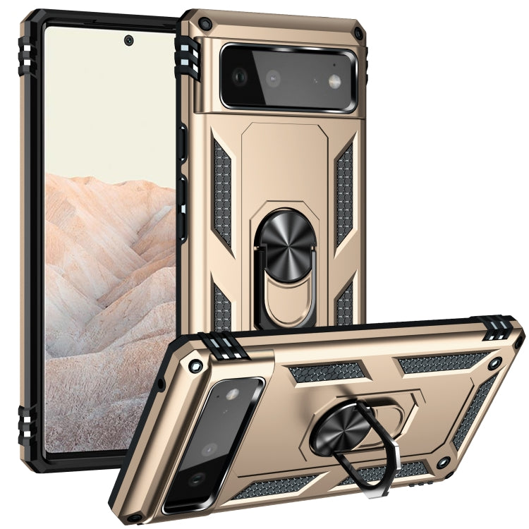Custodia protettiva antiurto in TPU + PC con supporto girevole a 360 gradi, For Google Pixel 5a 5G, For Google Pixel 6 Pro, For Google Pixel 6