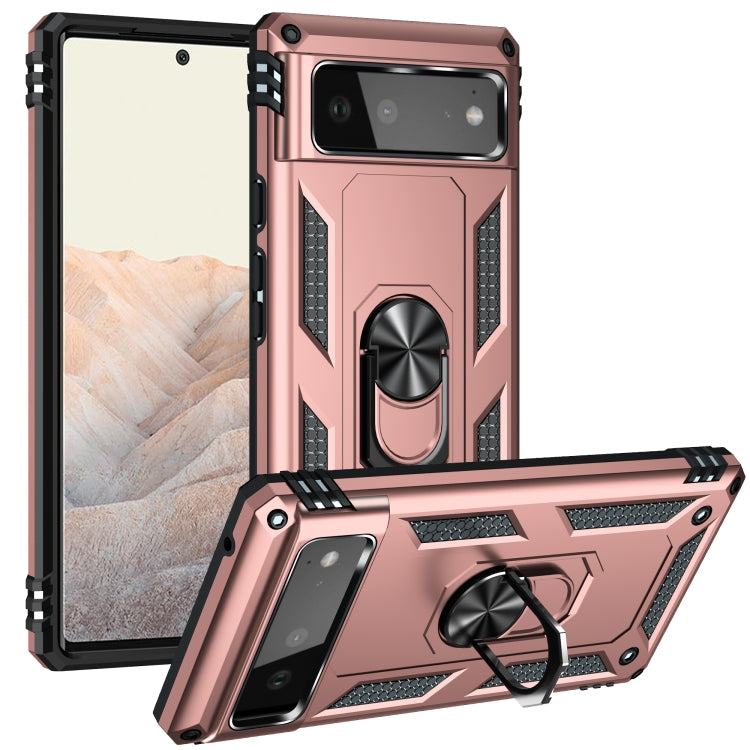 Custodia protettiva antiurto in TPU + PC con supporto girevole a 360 gradi, For Google Pixel 5a 5G, For Google Pixel 6 Pro, For Google Pixel 6