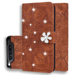 Custodia portafoglio in pelle con slot carte per Galaxy A80 e A90