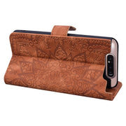 Custodia portafoglio in pelle con slot carte per Galaxy A80 e A90