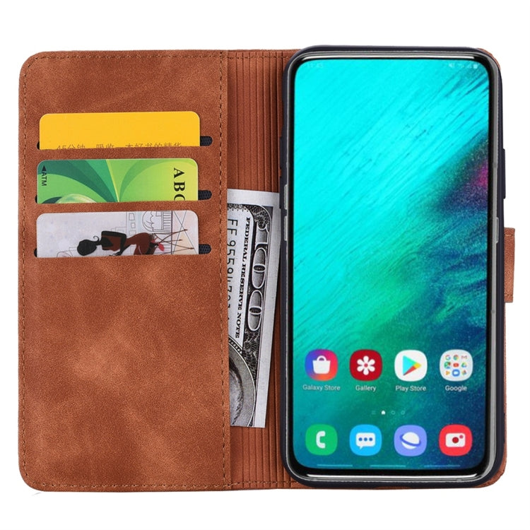 Custodia portafoglio in pelle con slot carte per Galaxy A80 e A90